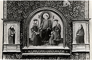 Saint Lawrence Enthroned with Saints and Donors, Fra Filippo Lippi (Italian, Florence ca. 1406–1469 Spoleto), Tempera on wood, gold ground